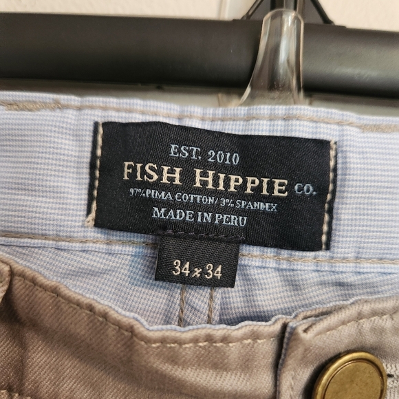 Men's Fish Hippie stone grey pants - Picture 5 of 9